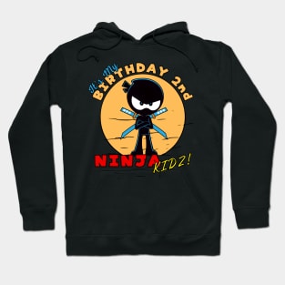 ninja birthday 2nd Hoodie